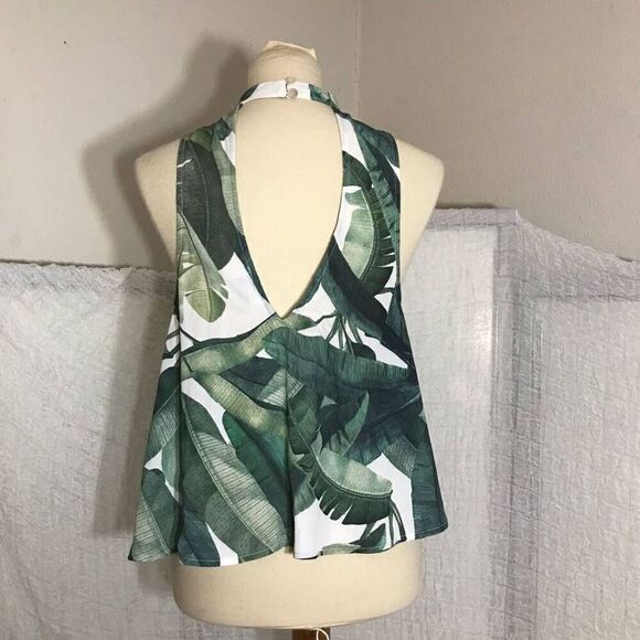 Show Me Your Mumu Casey Collar Halter Top Size Small - Picture 4 of 8